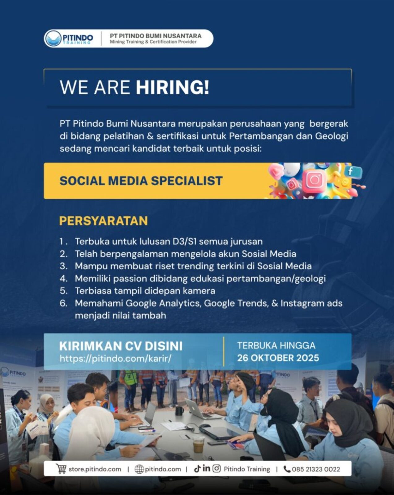 Hiring Social Media Specialist