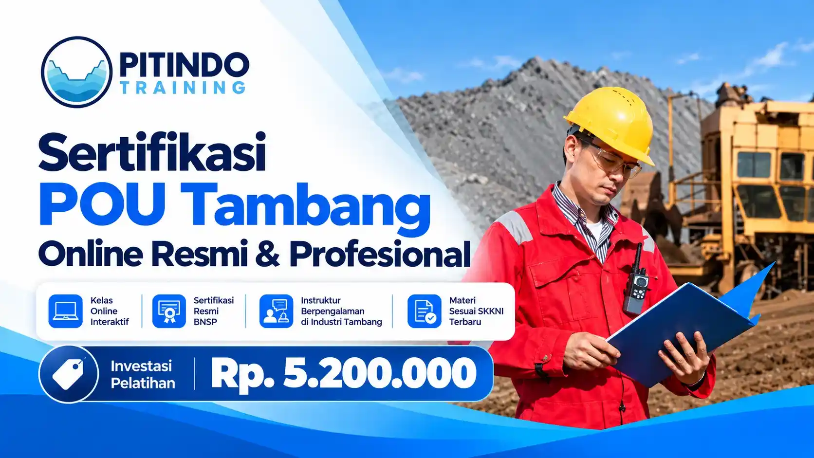 Sertifikasi POU Tambang Online Resmi & Profesional