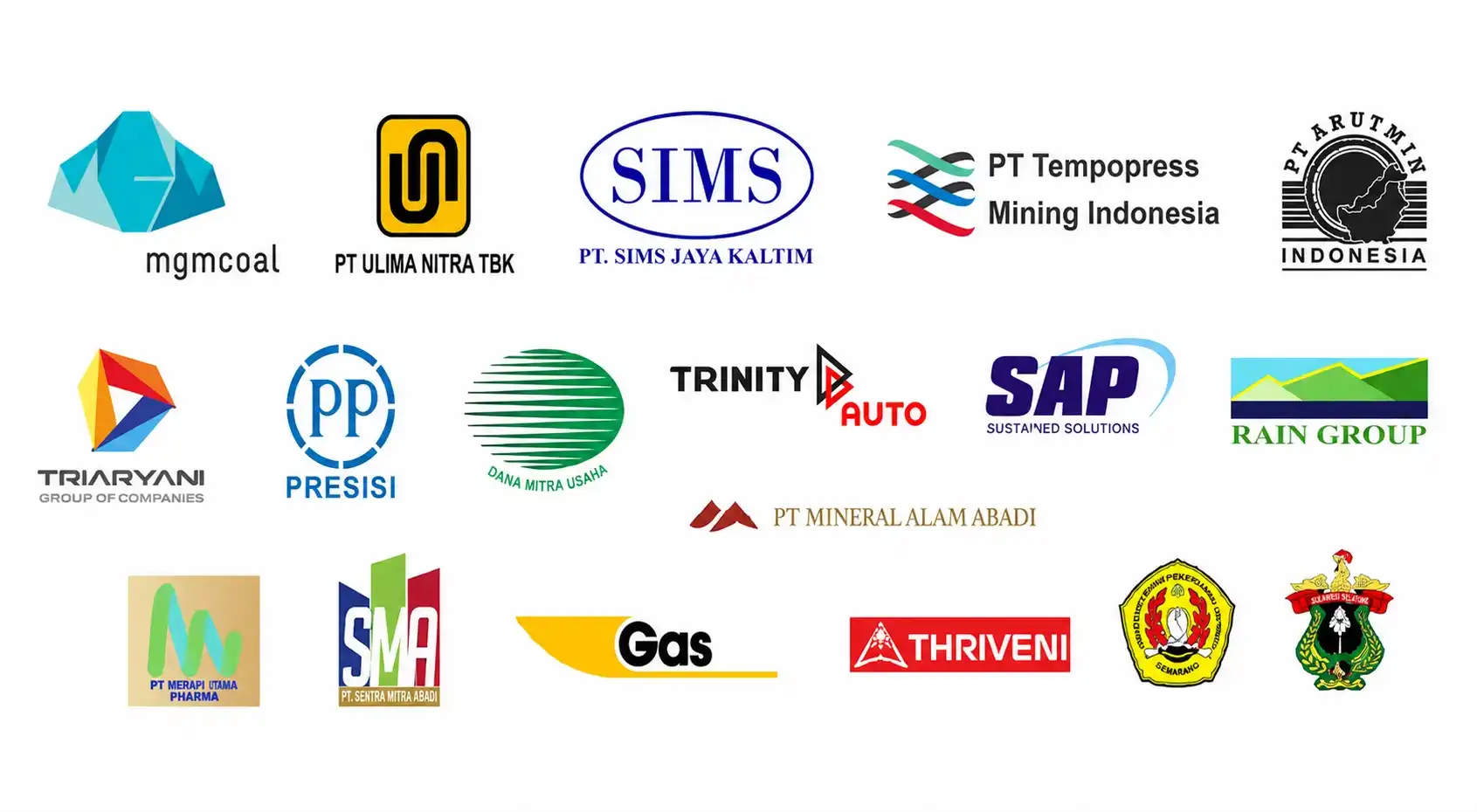 Instansi yang Telah Sukses Mengadakan Pelatihan Bersama Pitindo Training