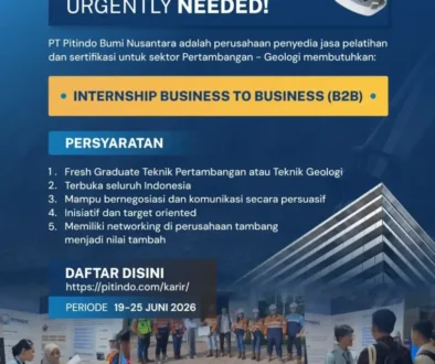 Paid Internship Business to Business (B2B) 19 - 25 Juni 2026