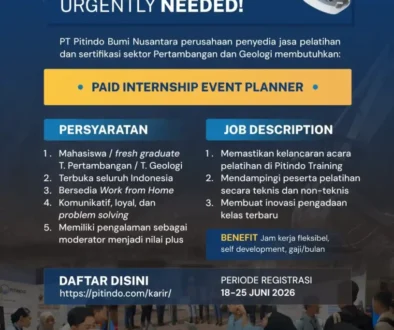 Paid Internship Event Planner 18 - 21 Juni 2026