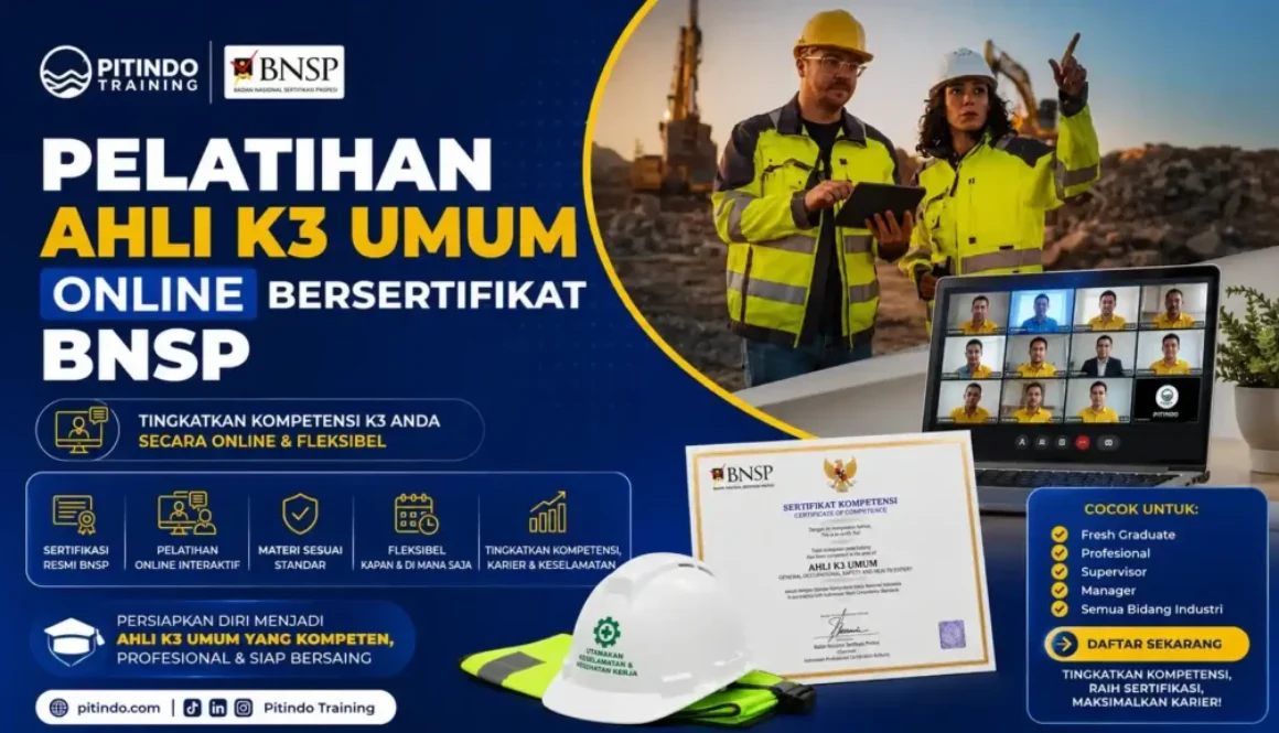 Pelatihan Ahli K3 Umum Online Bersertifikat BNSP Resmi