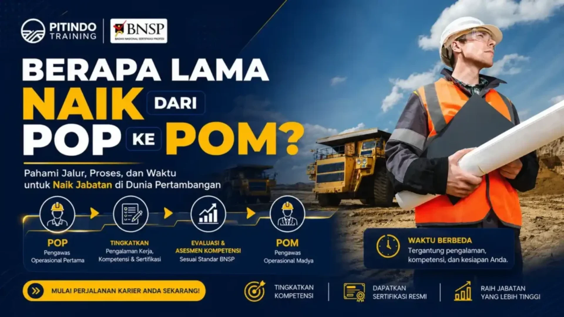 Berapa Lama Naik dari POP ke POM