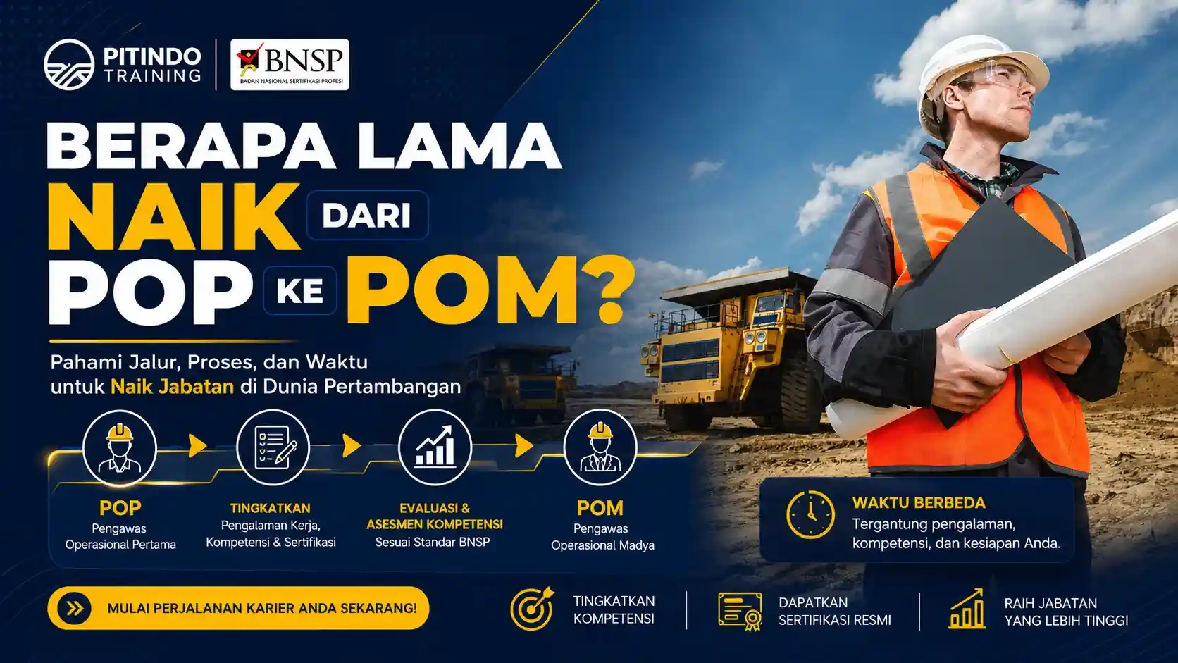 Berapa Lama Naik dari POP ke POM