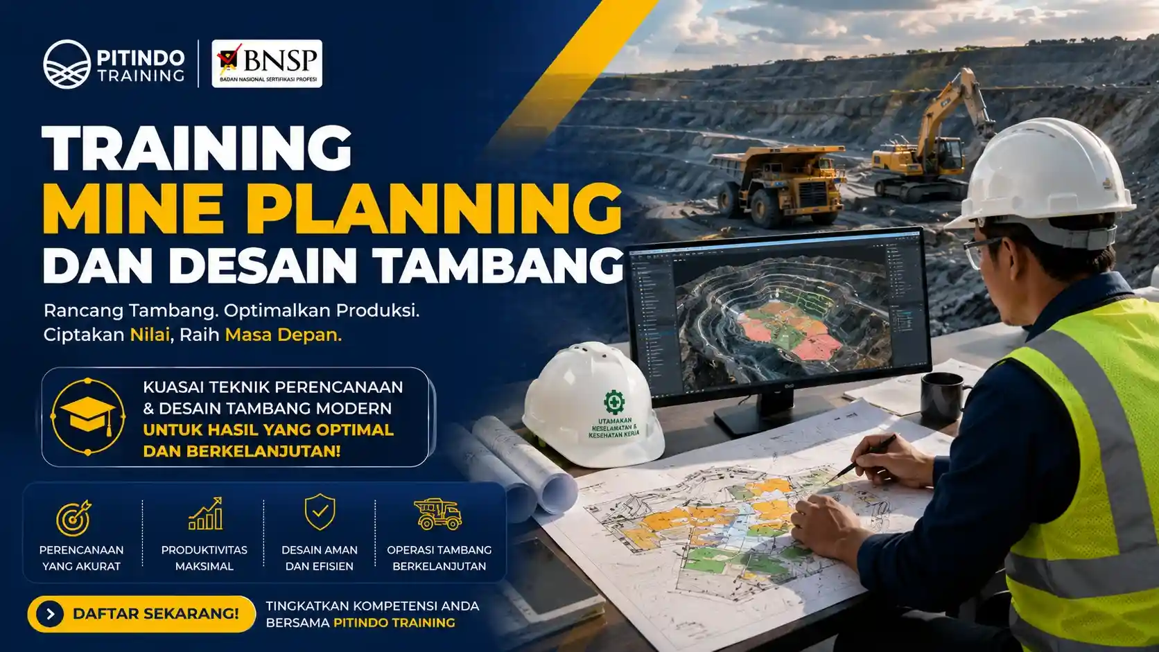 Training Mine Planning dan Desain Tambang