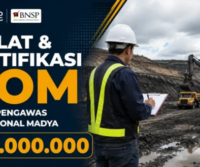 Diklat dan Sertifikasi POM untuk Pengawas Operasional Madya Pertambangan
