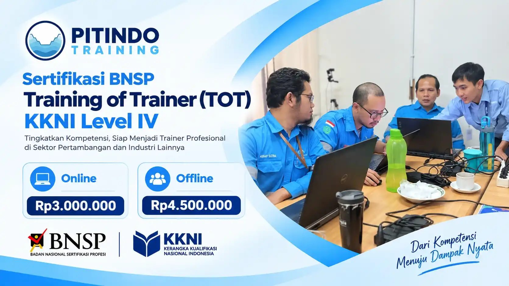 Sertifikasi BNSP Training of Trainer (TOT) KKNI Level IV