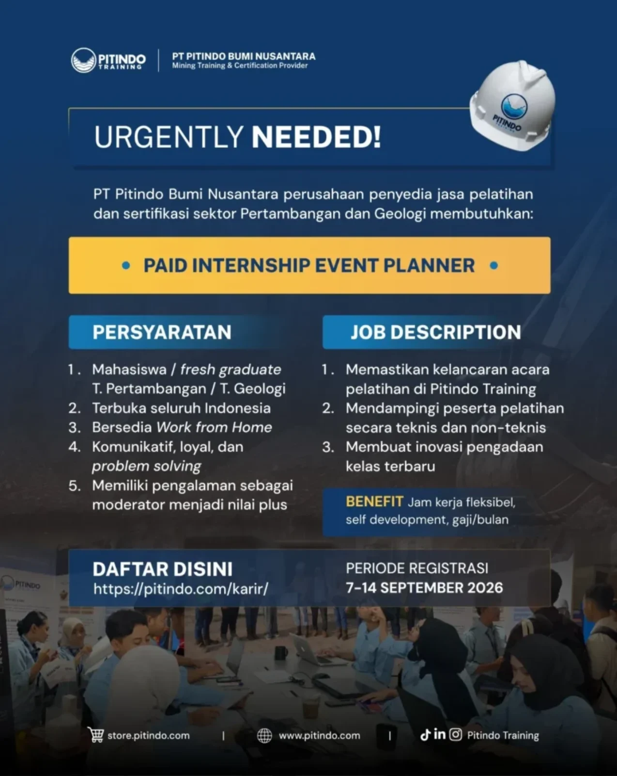 URGENTLY NEEDED - PAID INTERNSHIP EVENT PLANNER