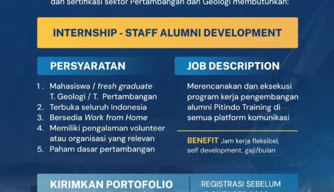 Internship - Staff Alumni Development Oktober