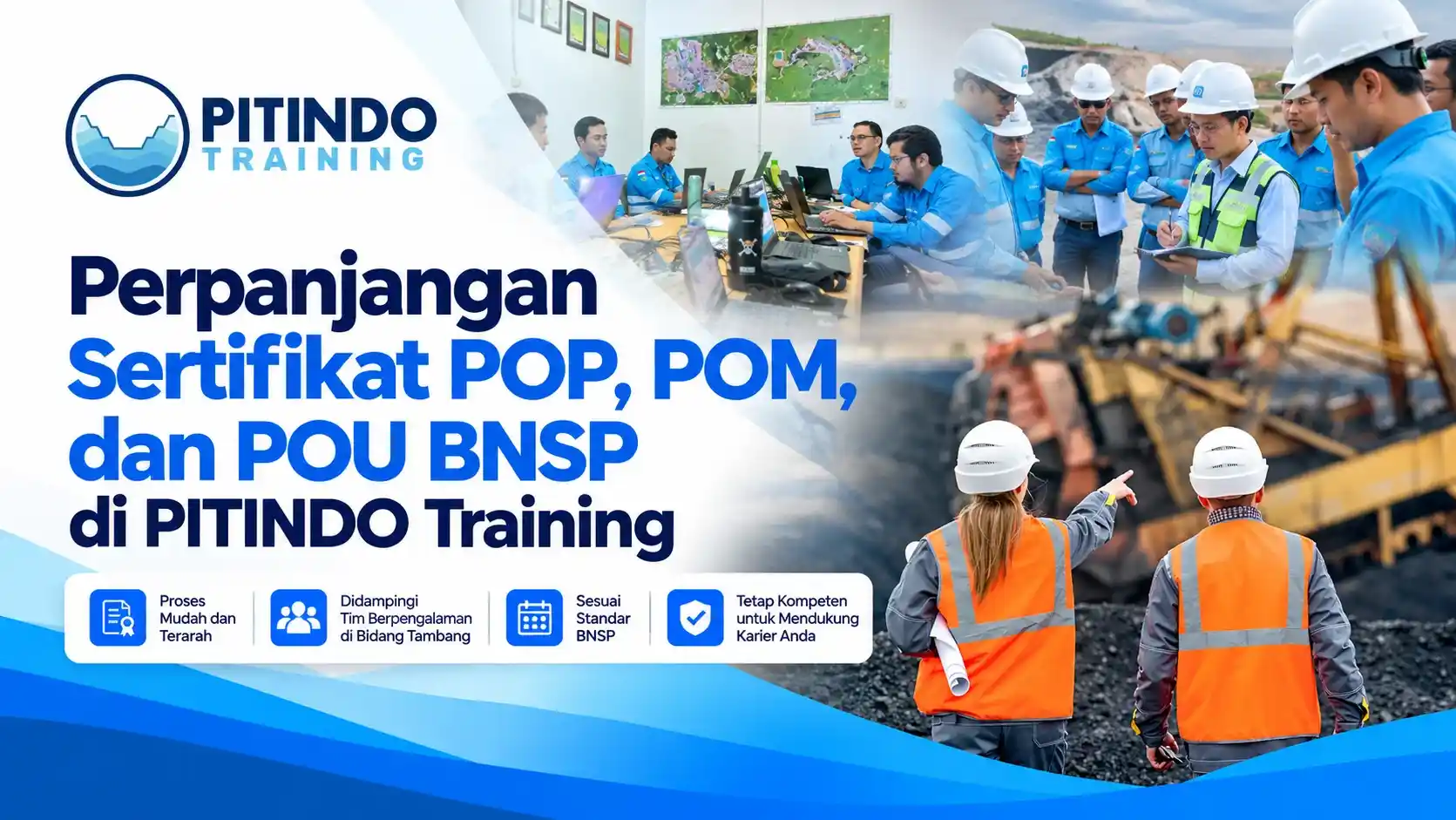Perpanjangan Sertifikat POP, POM, dan POU BNSP